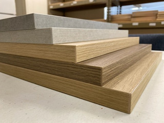 New Edge Banded Slab Cabinet Doors from CabinetDoors.com
