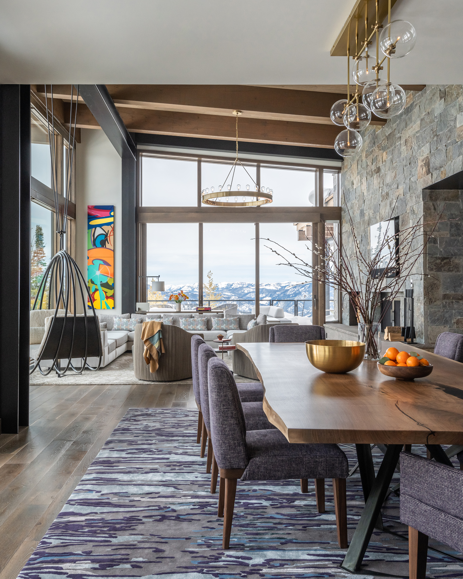 In her interview with “Business of Home,” Envi Interior Design owner Susie Hoffmann discusses her design work for clients in Montana’s exclusive Yellowstone Club (PC: Audrey Hall).