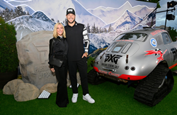 DENVER, COLORADO - AUGUST 25: (L-R) Renee Parsons and Colton Underwood attend the PXG Denver Grand Opening Celebration at PXG Denver on August 25, 2022 in Denver, Colorado. (Photo by Dustin Bradford/Getty Images for PXG)
