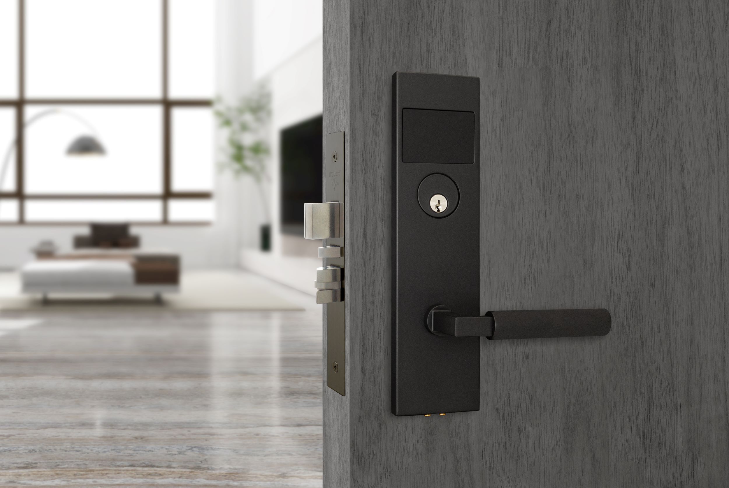 The ISM7000 Series Smart Entry Set has 12 designer lever options and seven standard finishes to choose from.