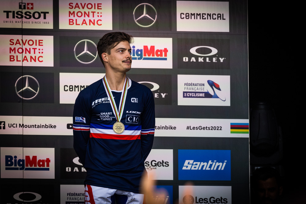 Monster Energy’s Loris Vergier Wins Bronze at the Mountain Bike Downhill World Championships in Les Gets, France