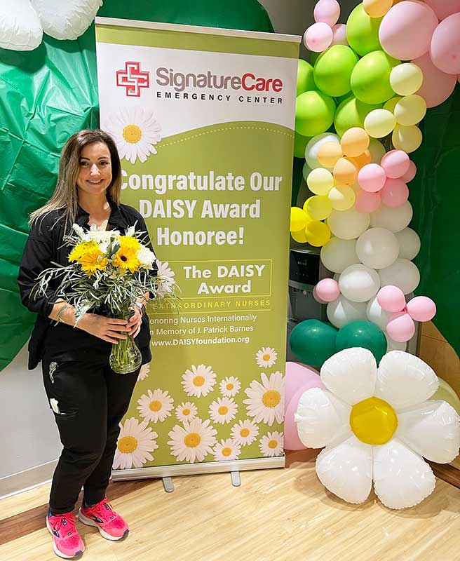 Bridget Castillo, RN, SignatureCare Emergency Center DAISY Award winner