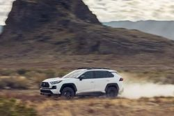 2022 Toyota RAV4 XLE Premium on the road