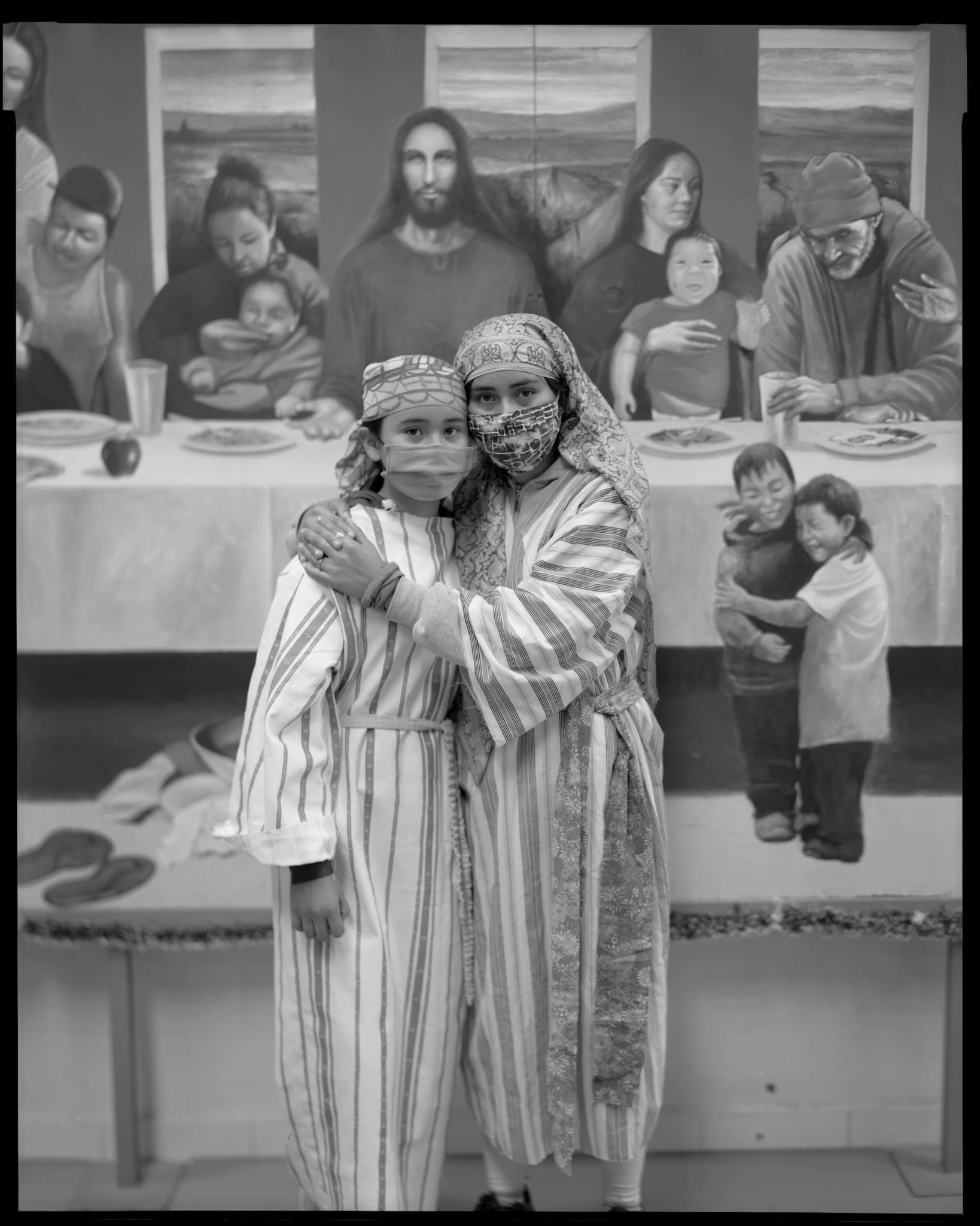 Rosario and Her Daughter, Nogales, Mexico, 2021 - Lisa Elmaleh