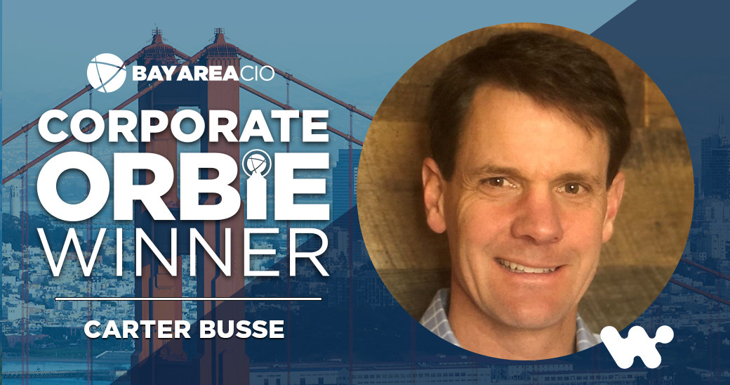 Corporate ORBIE Winner, Carter Busse of Workato