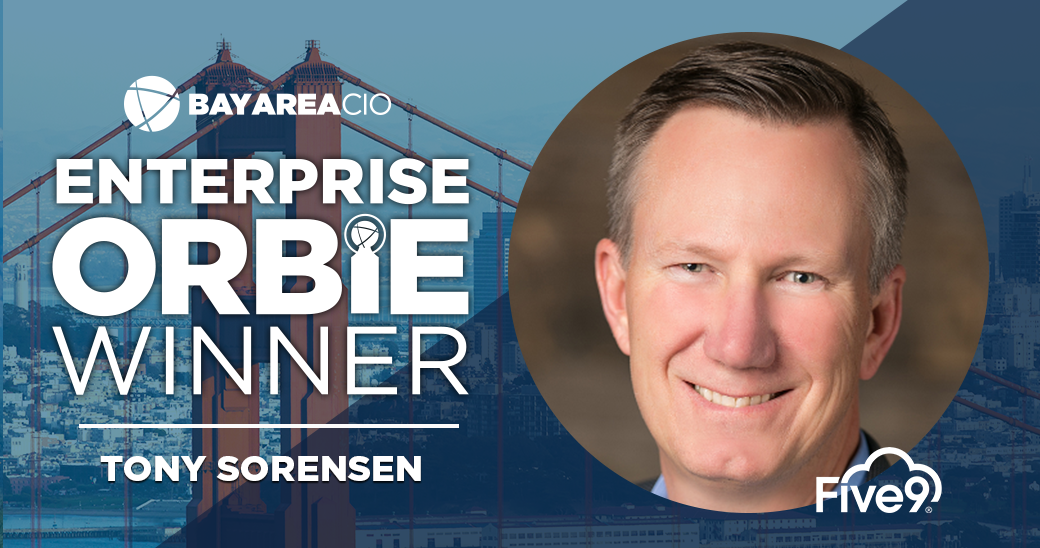 Enterprise ORBIE Winner, Tony Sorensen of Five9