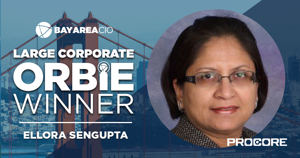Large Corporate ORBIE Winner, Ellora Sengupta of Procore