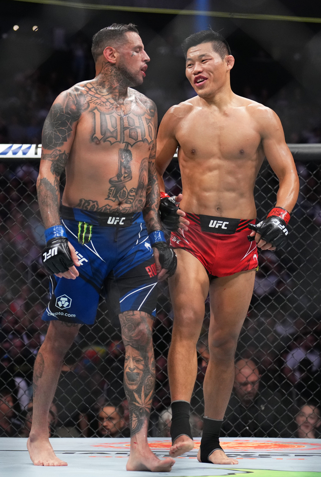 Monster Energy’s Daniel Rodriguez Defeats Li Jingliang at UFC 279 in Las Vegas