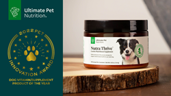 Ultimate Pet Nutrition Nutra Thrive For Dogs Wins “Dog Vitamin/Supplement of the Year” In 2022 Pet Independent Innovation Awards