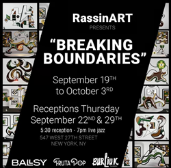 RassinART Presents Breaking Boundaries: An Exploration Into Negative Space
