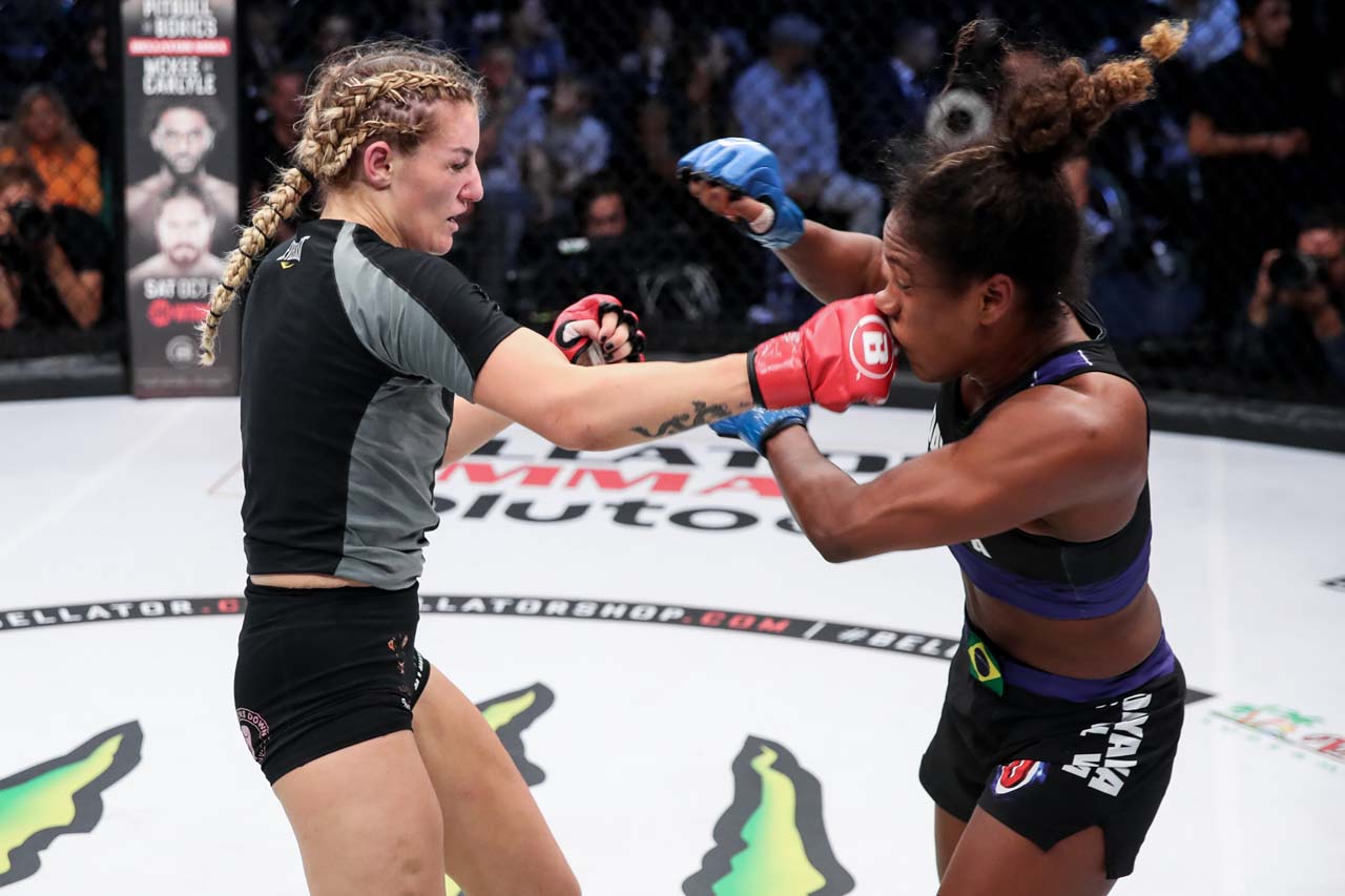 Monster Energy’s Leah McCourt Defeats Dayana Silva at Bellator 285 in Dublin, Ireland