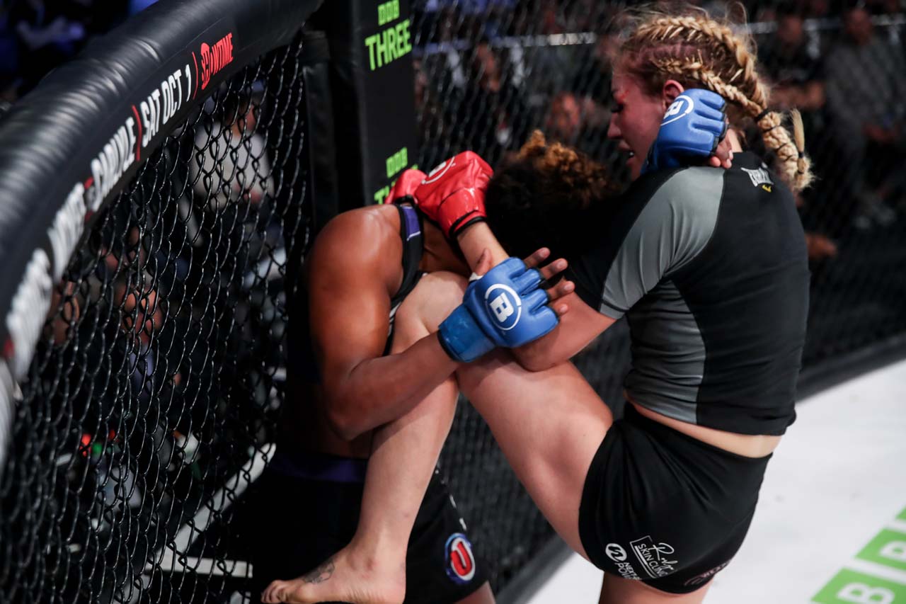 Monster Energy’s Leah McCourt Defeats Dayana Silva at Bellator 285 in Dublin, Ireland