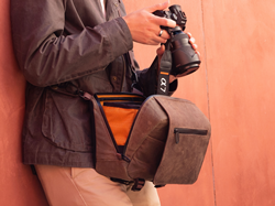 Cargo Camera Bag by WaterField Designs. Designed with input from over 1,000 photographers, this camera bag prioritizes accessibility, protection, comfort, and style.