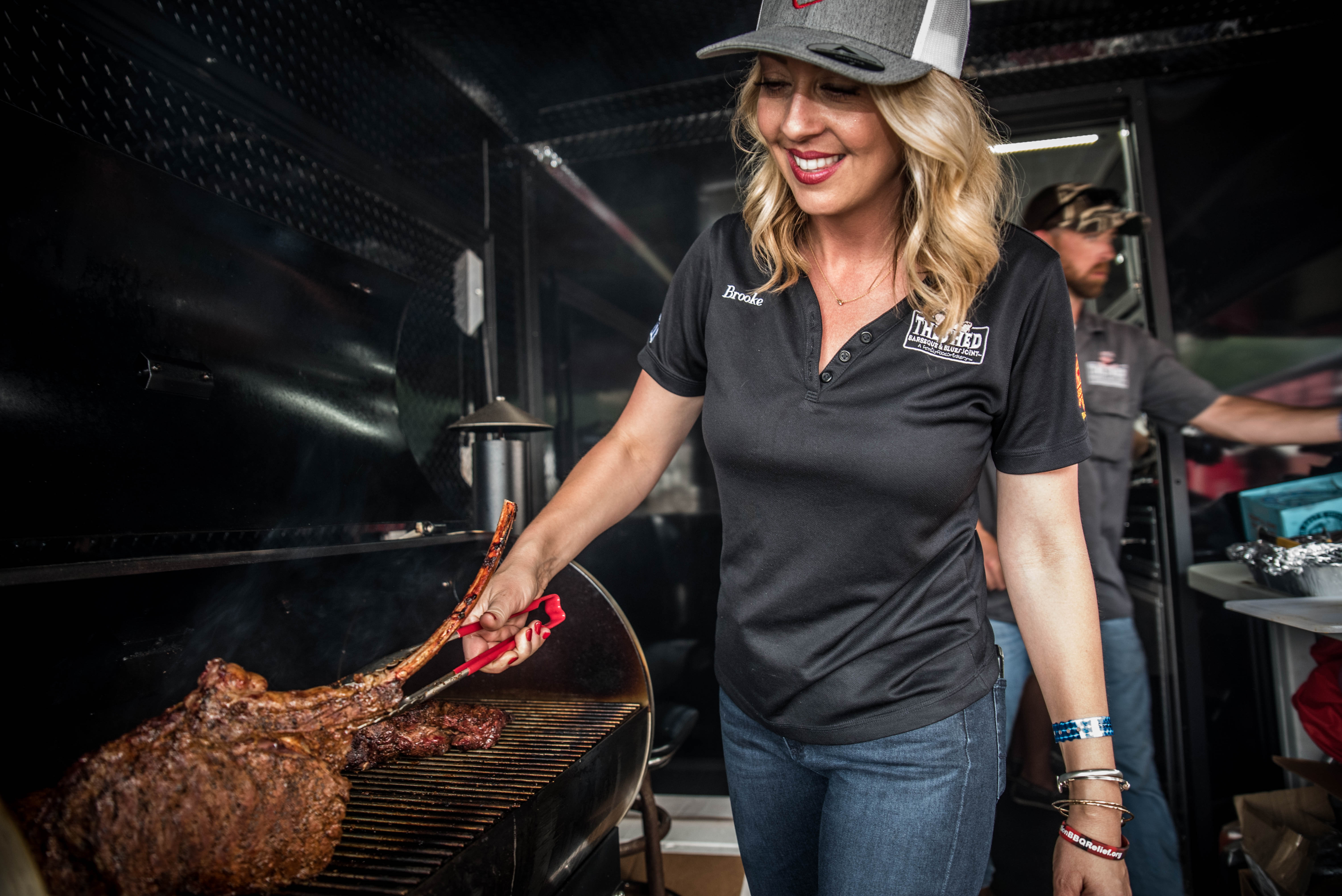 Brooke Lewis, of the Shed BBQ, is one of the celebrity chefs teaching at GrillGirl's Women's Grilling Clinic.