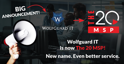 WOLFGUARD IT annonce l'acquisition par The 20