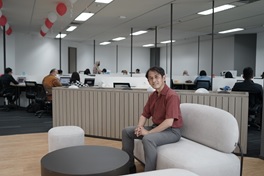 Sofa Area: CEO Naoto Osada