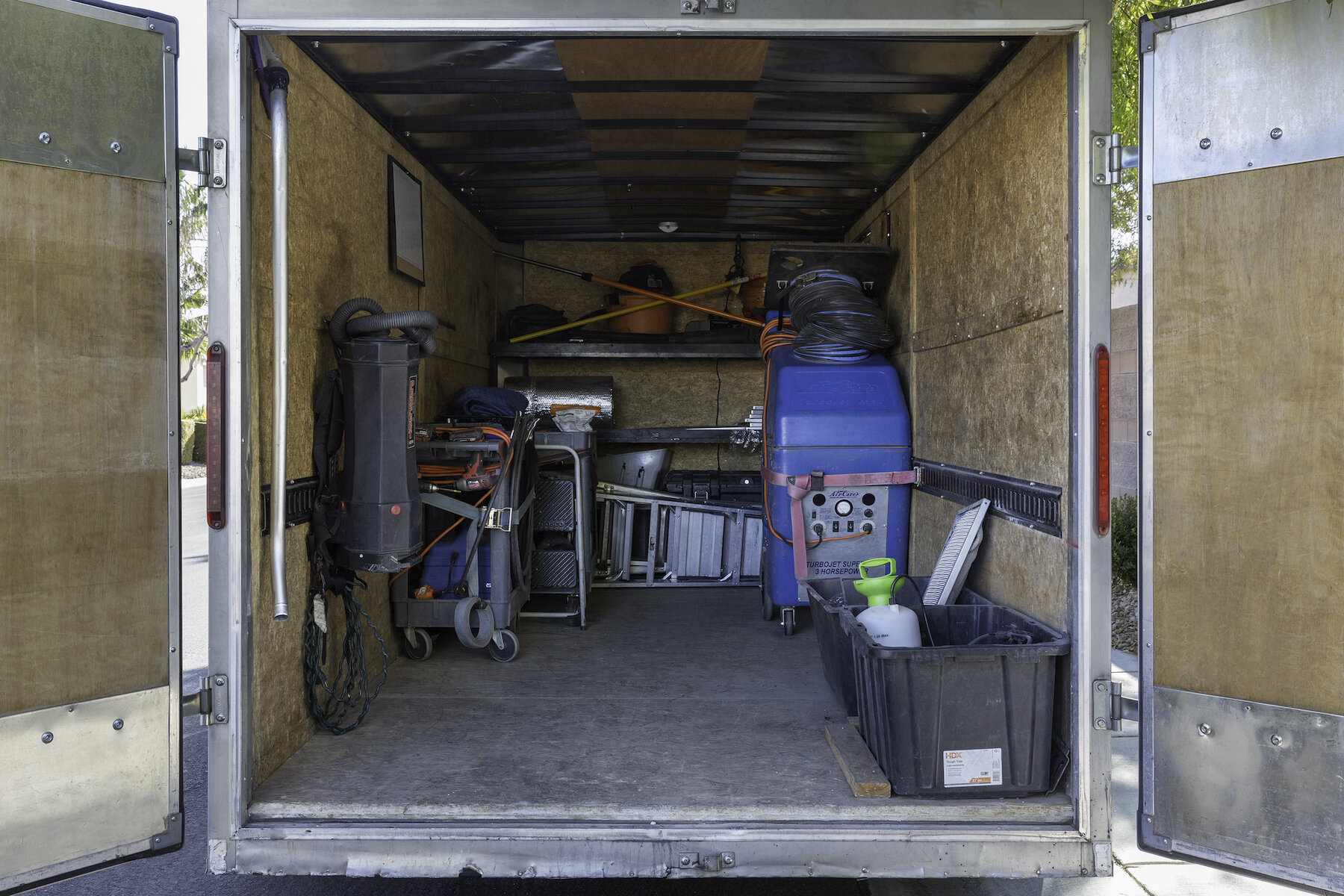 Commercial Air Duct Cleaning - Equipment Trailer.