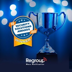 Regroup Mass Notification wins Security Sales & Integrations 2022 Award