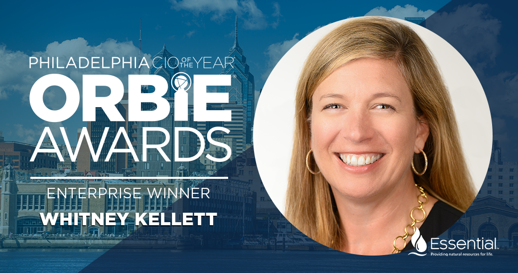 Enterprise ORBIE Winner, Whitney Kellett of Essential Utilities, Inc