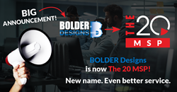BOLDER Designs gibt Übernahme durch The 20 MSP bekannt