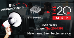 Byte-Werx anuncia aquisição pela The 20 MSP