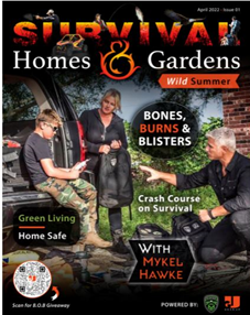 Inaugural Cover Of Survival Homes and Gardens