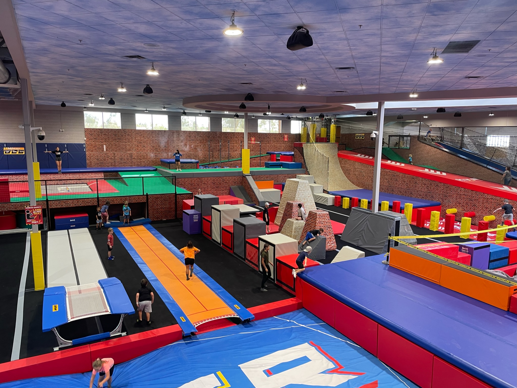 35,000 square feet of high-flying fun for kids of all ages and abilities