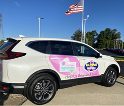 burns honda breast cancer awareness