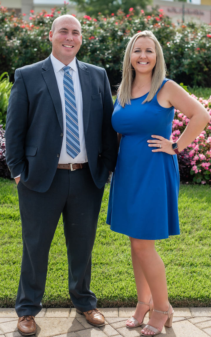 Andy Brumbaugh, Broker Owner, and Kristen Brumbaugh, Co-Owner and Director of Marketing, JPAR® Magnolia Group