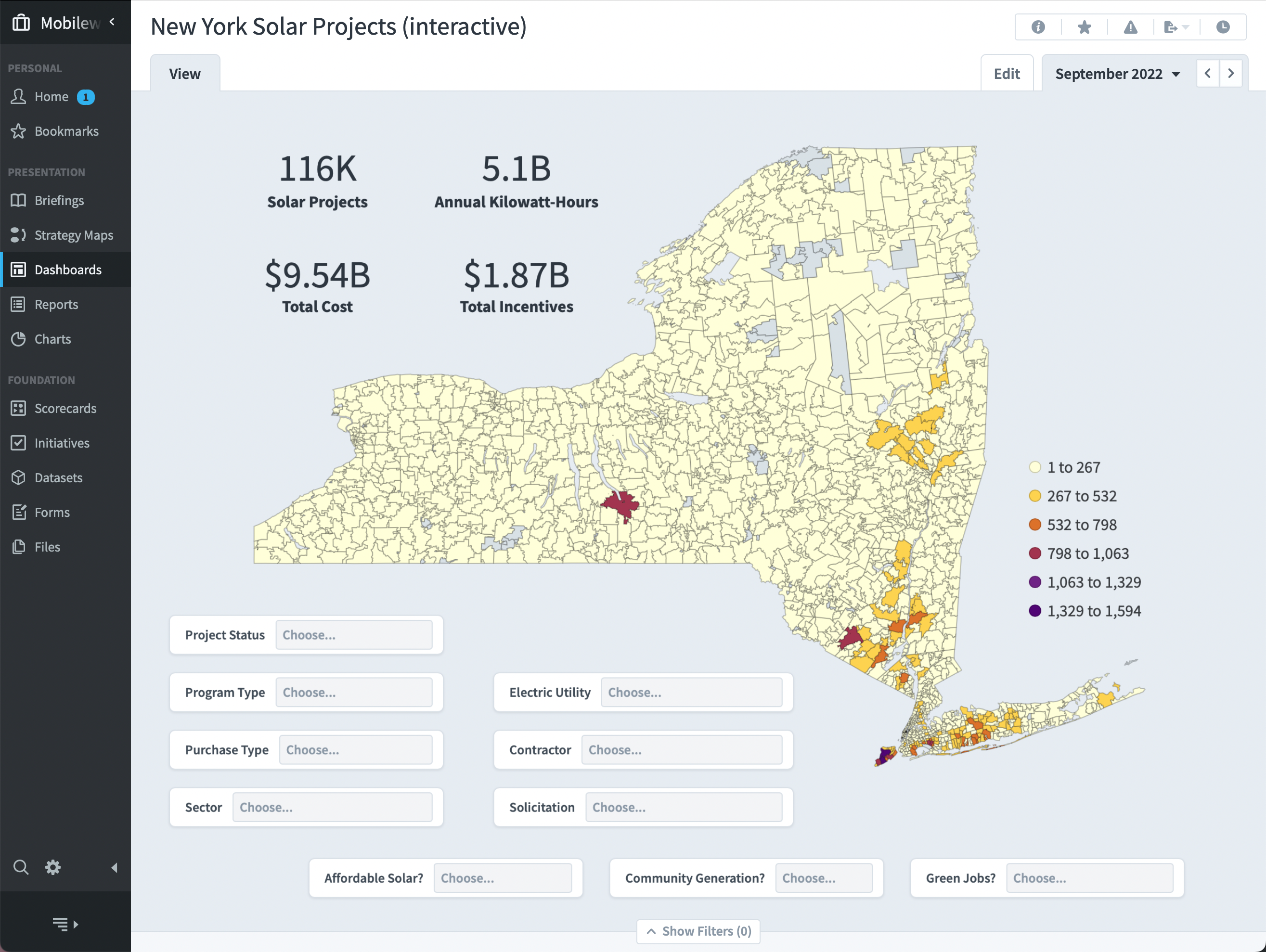 Analyzing Geographic Data on Dashboards