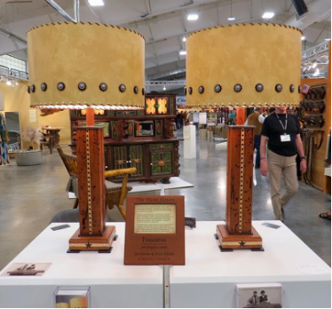 TimberFire Studio of Manvel, Texas, earned the Best in Accents award for handcrafted heirloom furniture, décor and lighting at the 30th Western Design Conference.