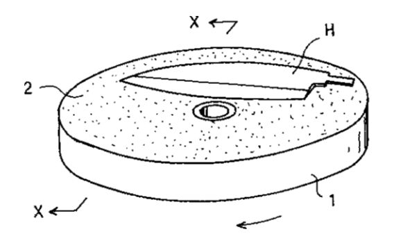 Grinding method for ceramic knife Filed on August 31, 1987. (JP 2652020)