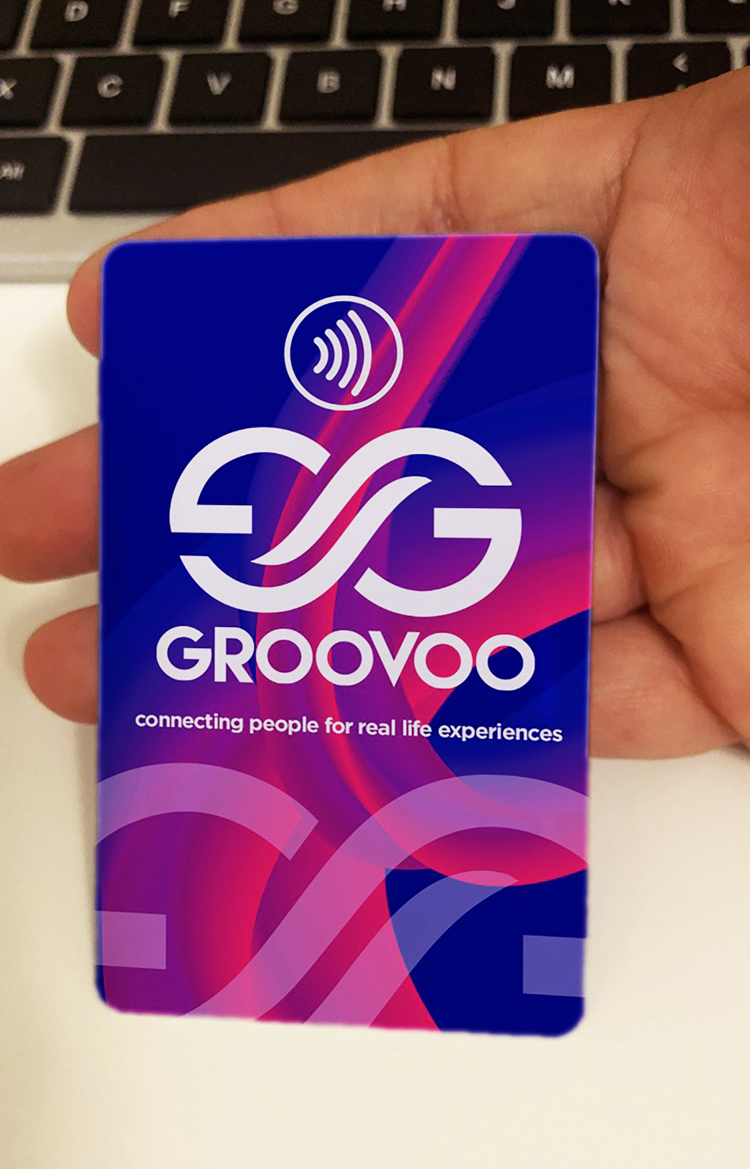 GROOVOO's new near-field communications (NFC) reader is compact and designed to speed up lines of people at event venues with a quick tap of a ticket holder's GROOVOO wallet on their mobile device.