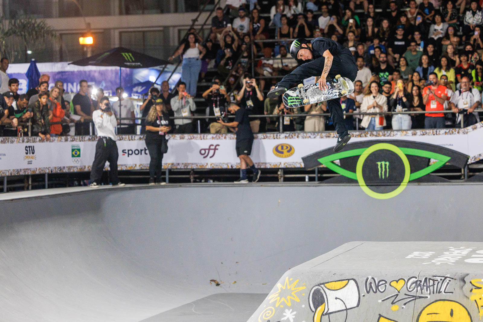 Monster Energy's Luiz Francisco from São Paulo, Brazil, Rises to Third Place Finish in Men’s Skateboard Park Event