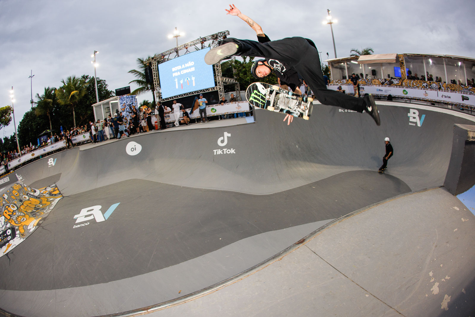 Monster Energy's Luiz Francisco from São Paulo, Brazil, Rises to Third Place Finish in Men’s Skateboard Park Event