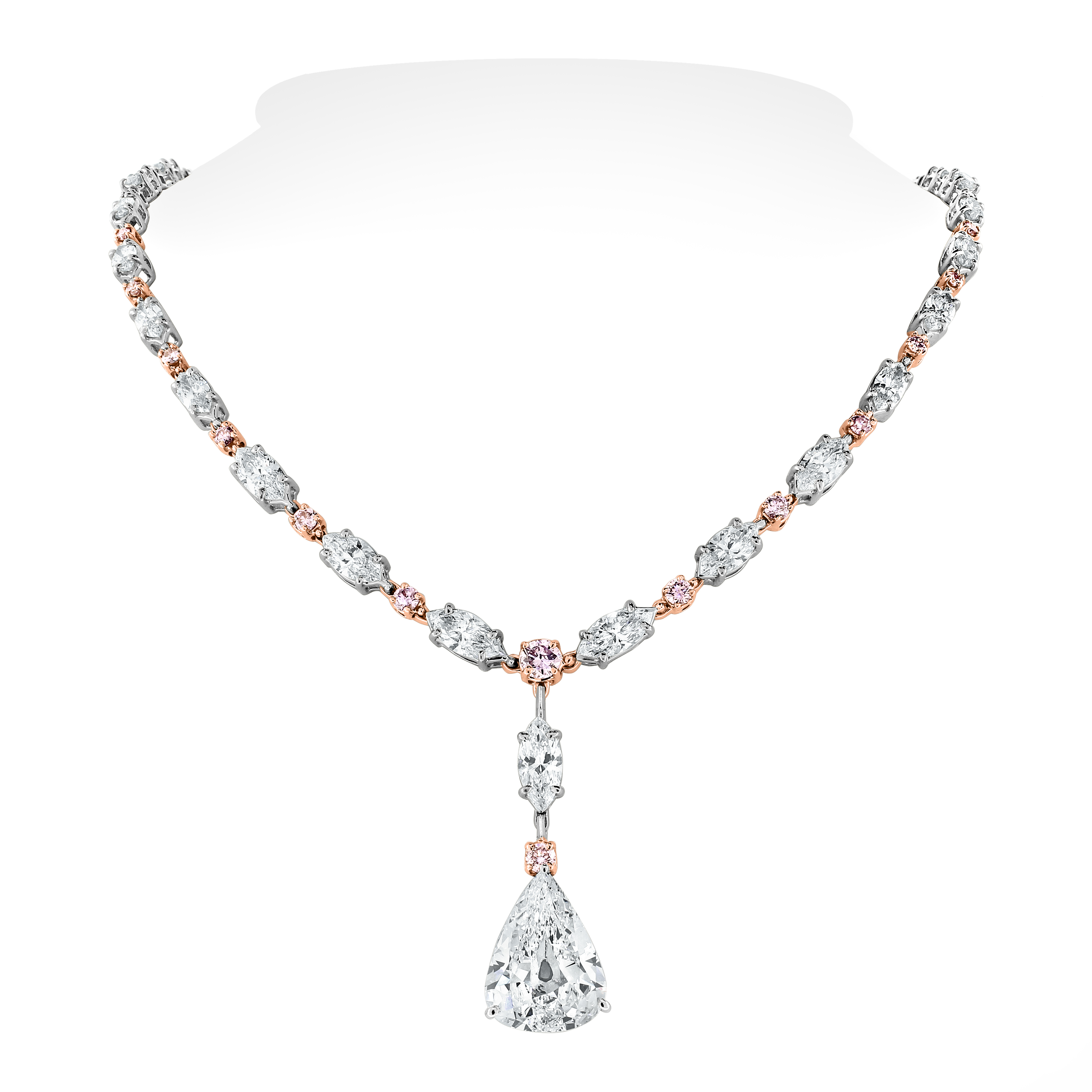 Beauvince Ariana Diamond Necklace (17.76 ct. Diamonds) in Gold