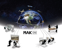 MAK ONE: One World Multi-Domain Simulation Environment