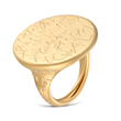 Large SMO Gold Signet Ring, by Rebus, in 18K Gold.