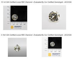 Thumb image for Loose Diamond Auctions: 15.1ct and 5.19ct Diamond Auctions on PropertyRoom.com