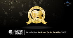Thumb image for INTELITY Named Best In-Room Tablet Provider by World Travel Tech Awards