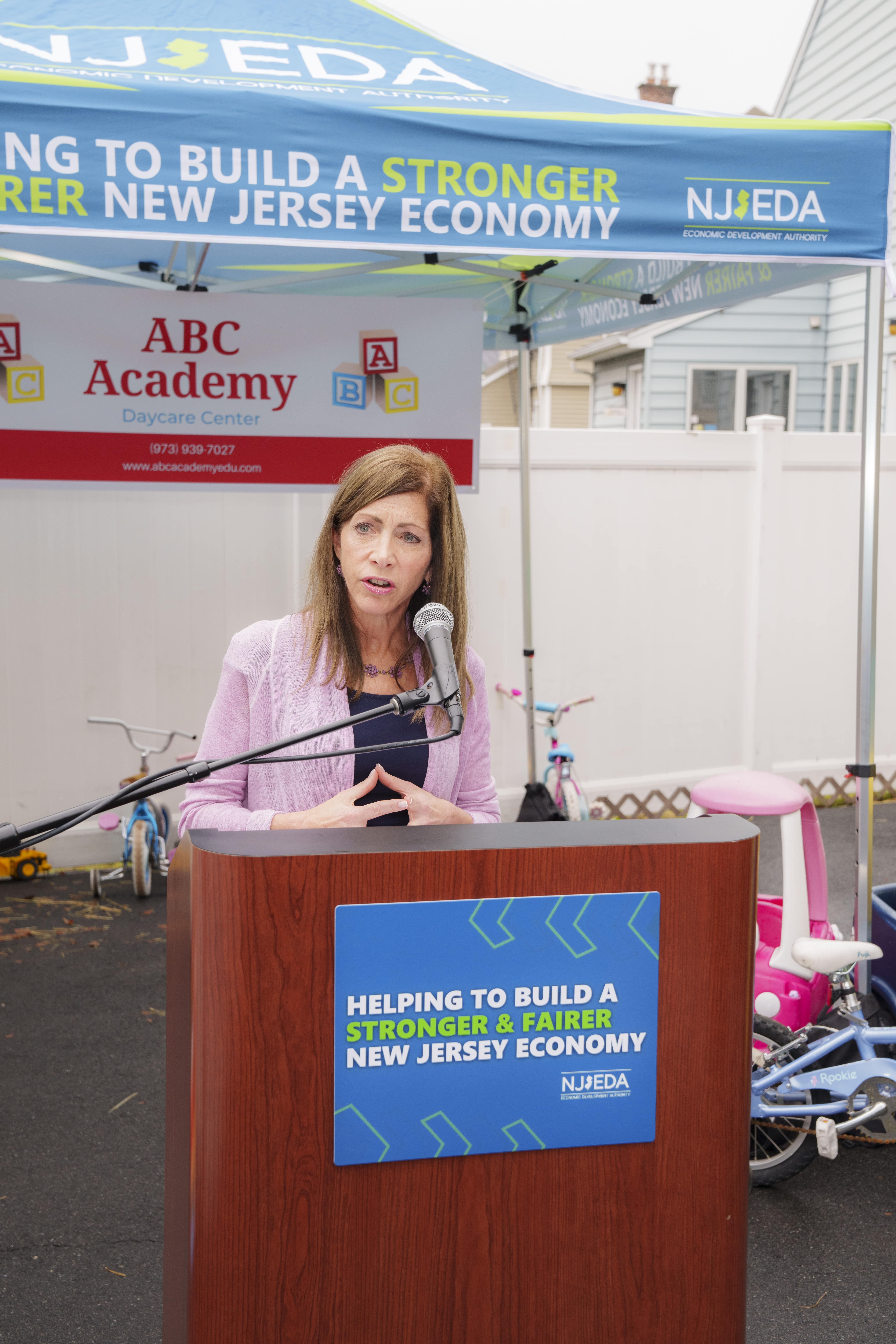 New Jersey First Lady Tammy Murphy Launches NJ Child Care Facilities Improvement Grant. (Courtesy of NJEDA)