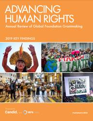 Advancing Human Rights report cover