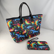 For a fun, whimsical look at dinosaurs, Svaha has the new Rainbowsaurus handbag featuring our prehistoric pals in their best chromatic rainbow watercolors.