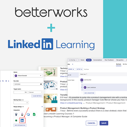 Thumb image for Betterworks Integration with LinkedIn Learning Connects Upskilling to Performance Management