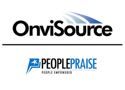 OnviSource and PeoplePraise logos
