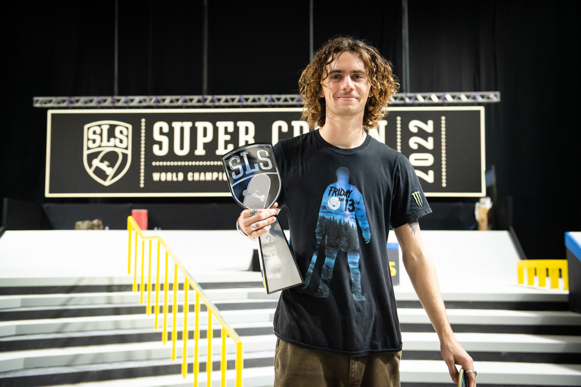 Monster Energy's Braden Hoban Takes Second Place in Men’s Street Skateboarding at Street League Skateboarding (SLS) in Rio de Janeiro