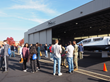 Students view aircraft on display at the 2022 Aviation Education Expo at ProJet Aviation