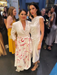 Huma Abedin and Behnaz Ghahramani at the Glamour Women of the Year Awards. Ghahramani styled in Zaid Farouki couture conceptualized with stylist Engie Hassan