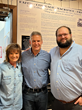 (l to r) Old Country Store owner Juanita Shaw, Gov. Bill Lee and Old Country Store General Manager Brooks Shaw spent time visiting during Lee's campaign stop at the restaurant Saturday Nov. 5, 2022.