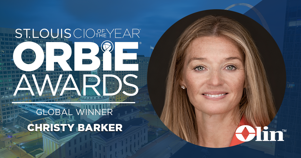 Global ORBIE Winner, Christy Barker of Olin Corporation